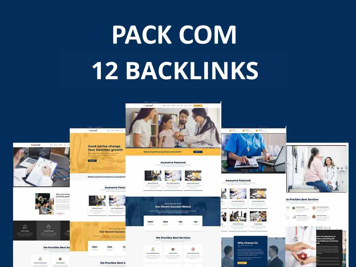 Comprar BackLinks Pack com 12