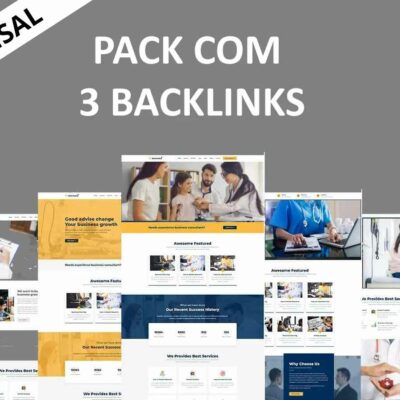 Comprar BackLinks Pack com 3 Mensal