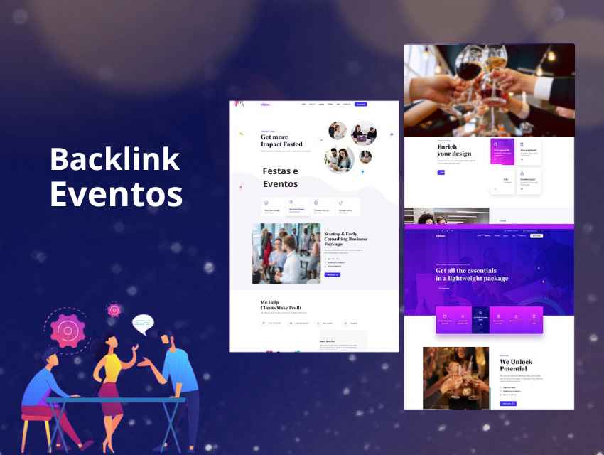 Backlink – Site de Festas e Eventos – DA 34