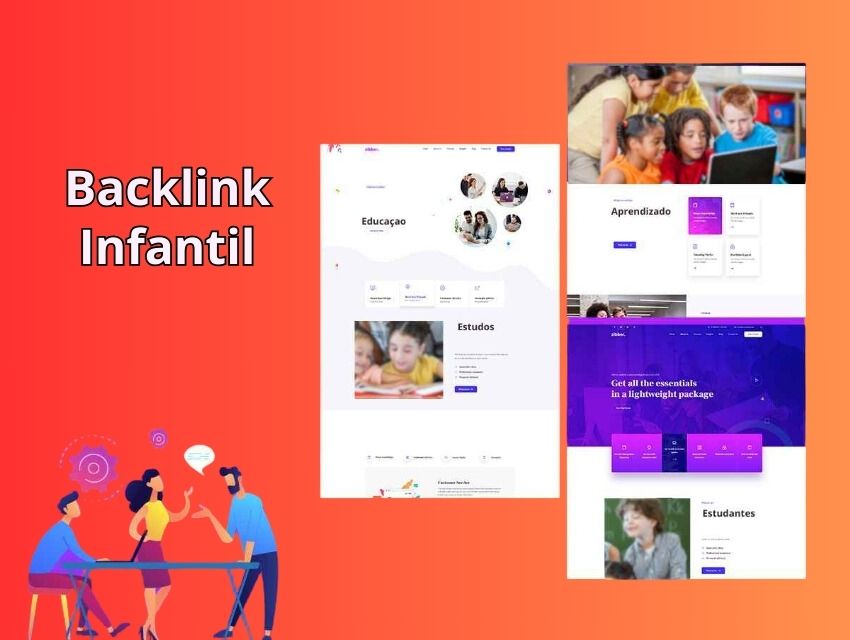 Backlink – Site Infantil – DA 18